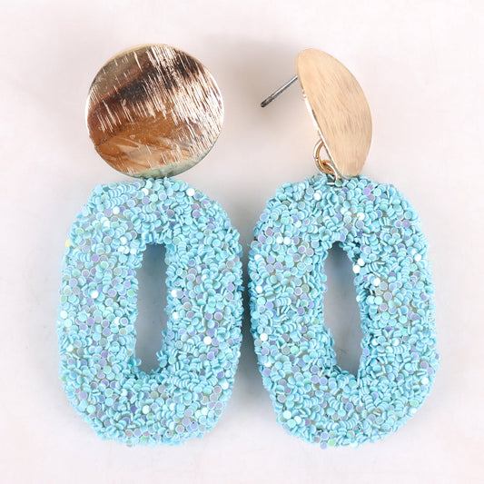 Earrings,Dazzling Earrings in Turquoise - Cippele Multi Store