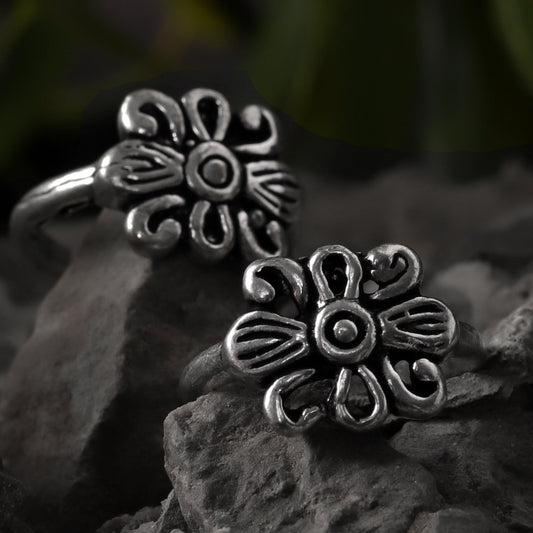 Butterfly Brass Toe Rings (Set of 2)