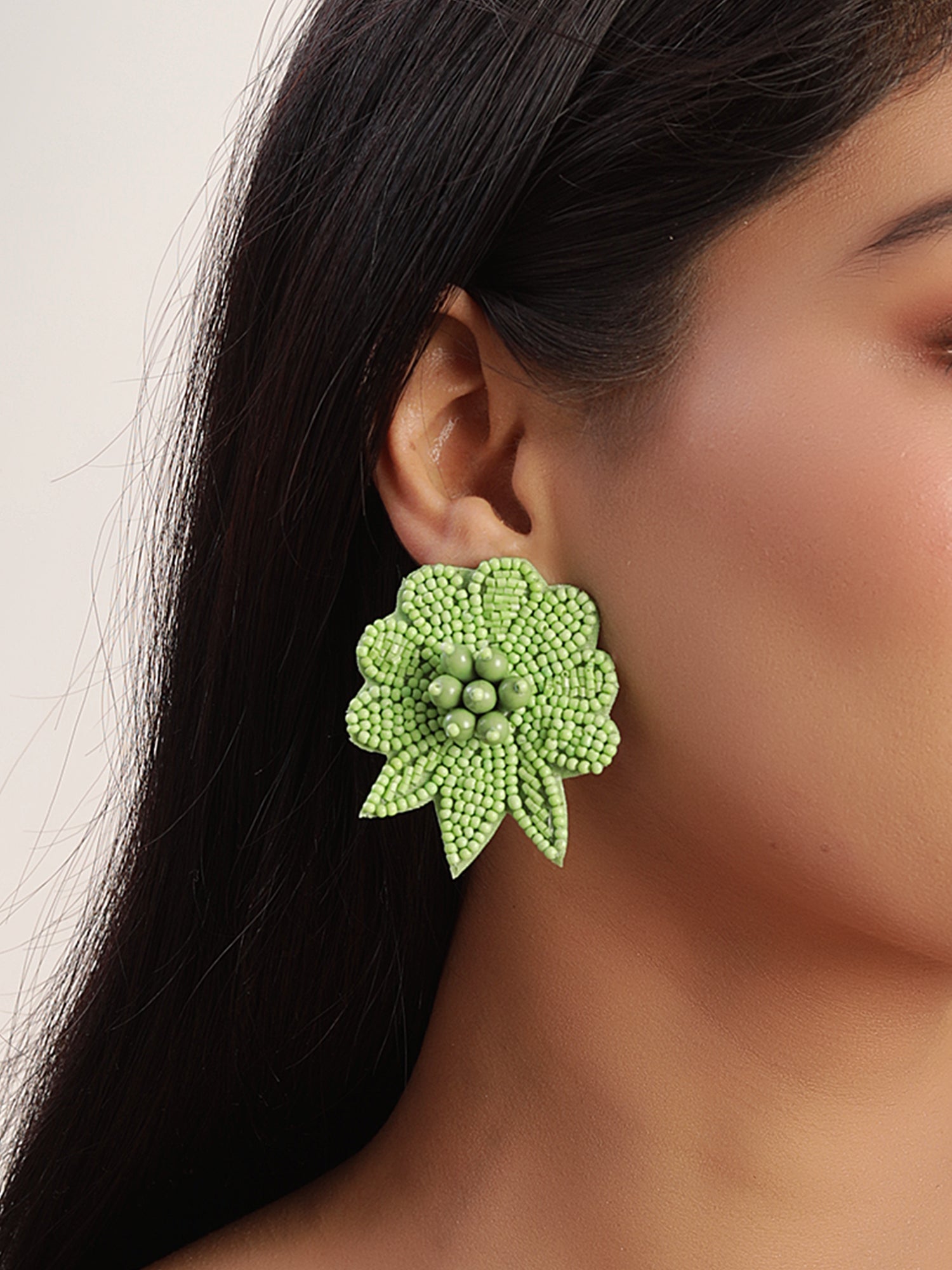 The Locust Necklace Set in Green - Cippele