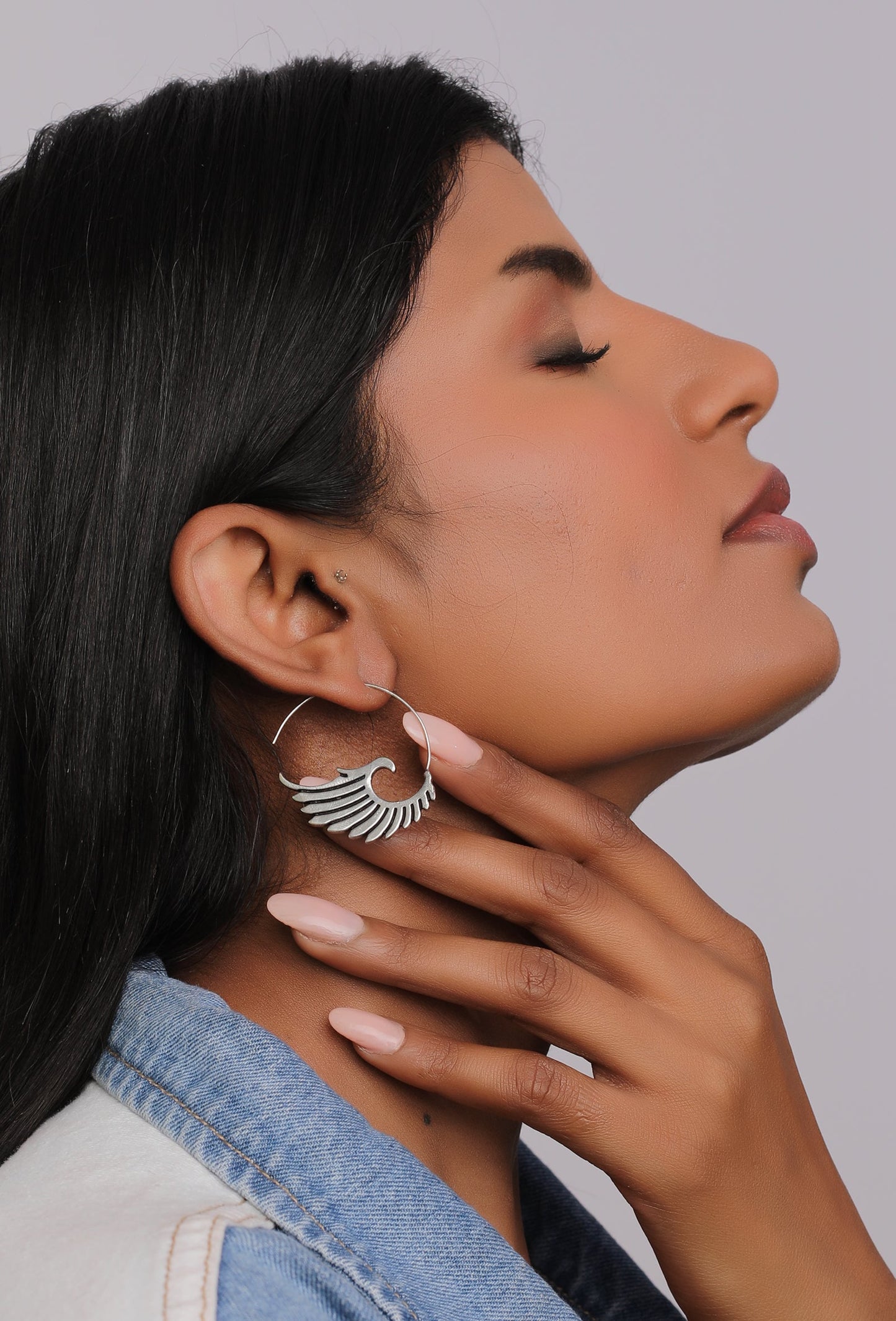 The Elegant Weavy Hoop Earrings