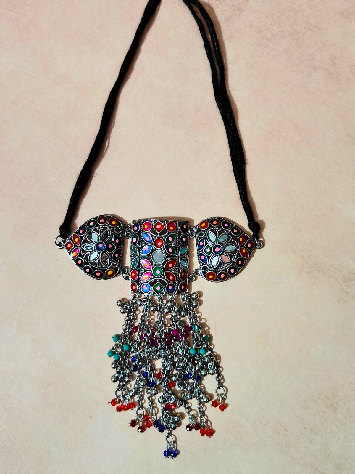 The Beguiling Meenakari Clasp Choker Set