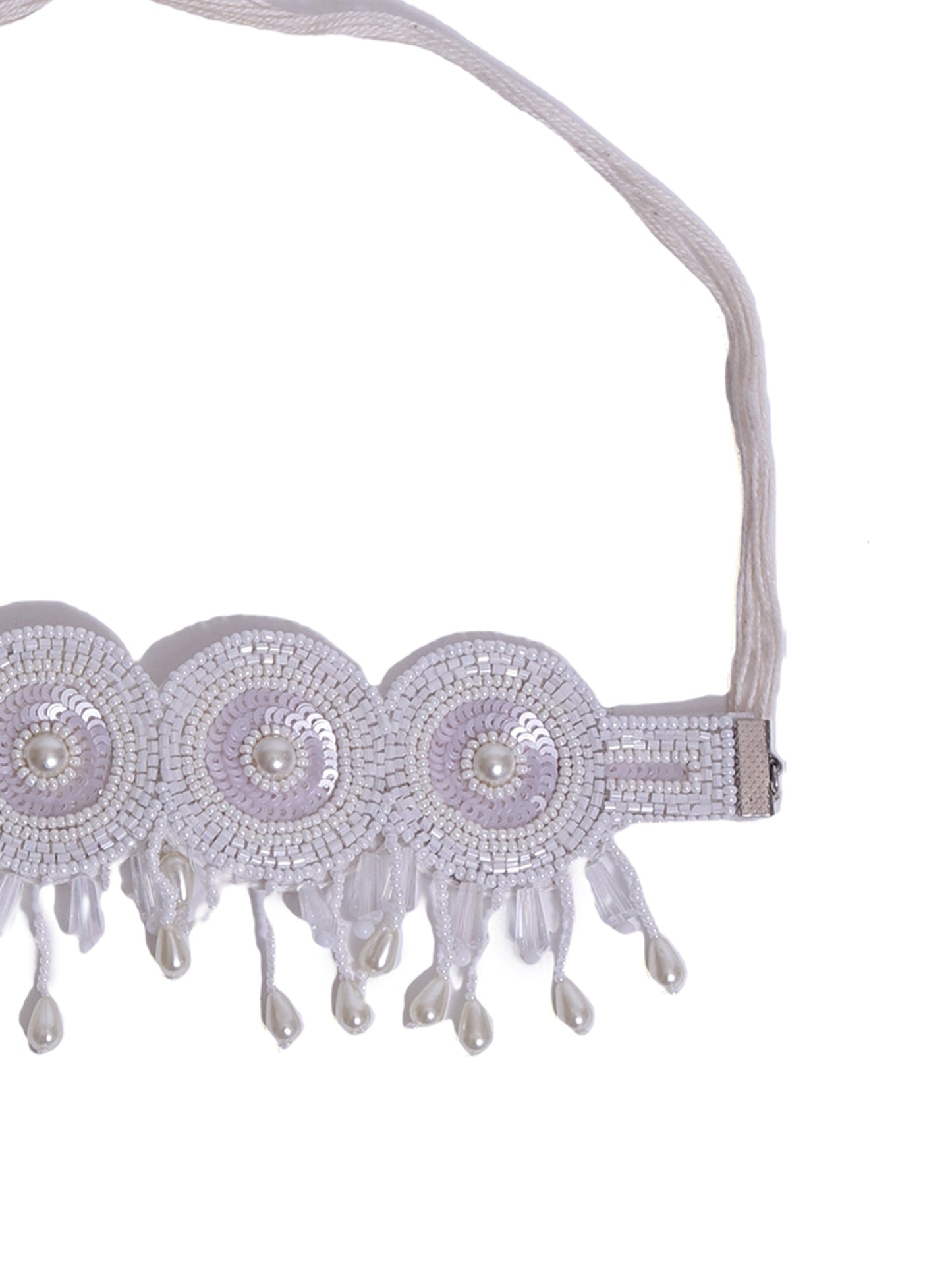 The White Beaded Maasai Choker