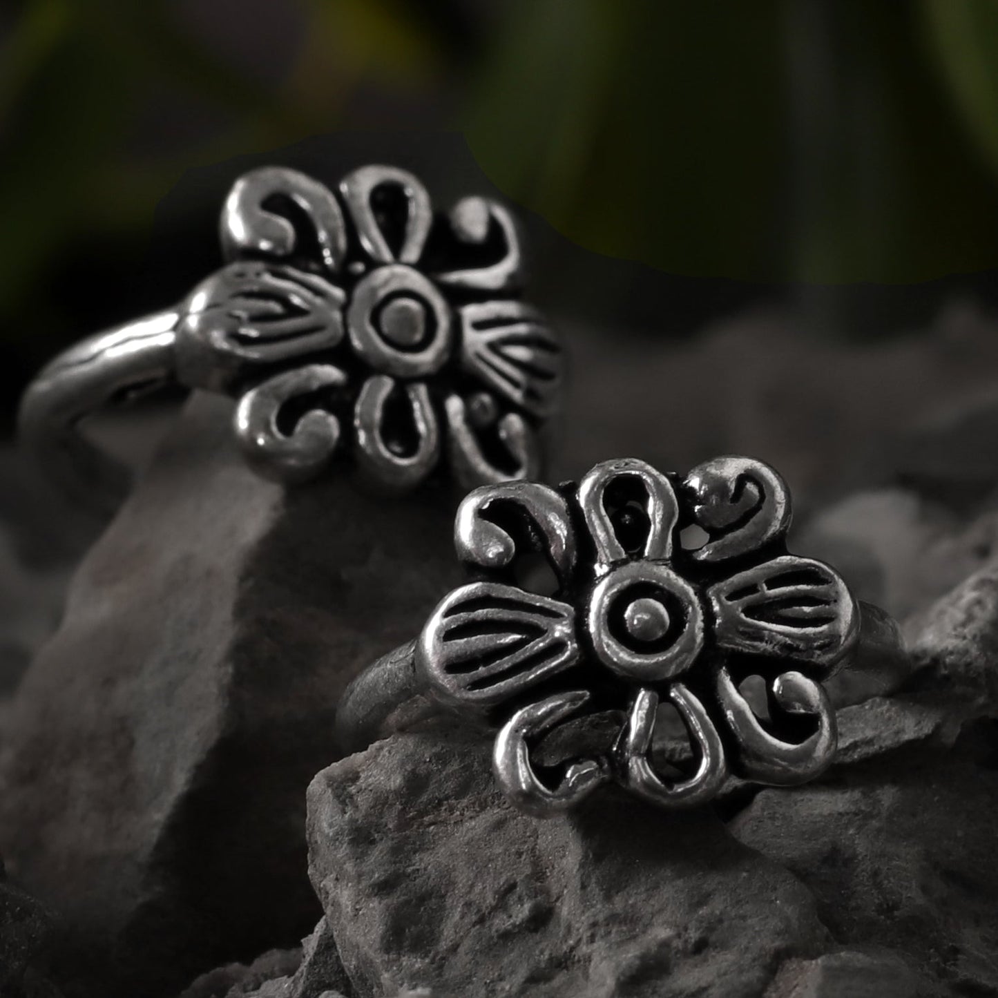 Butterfly Brass Toe Rings (Set of 2)