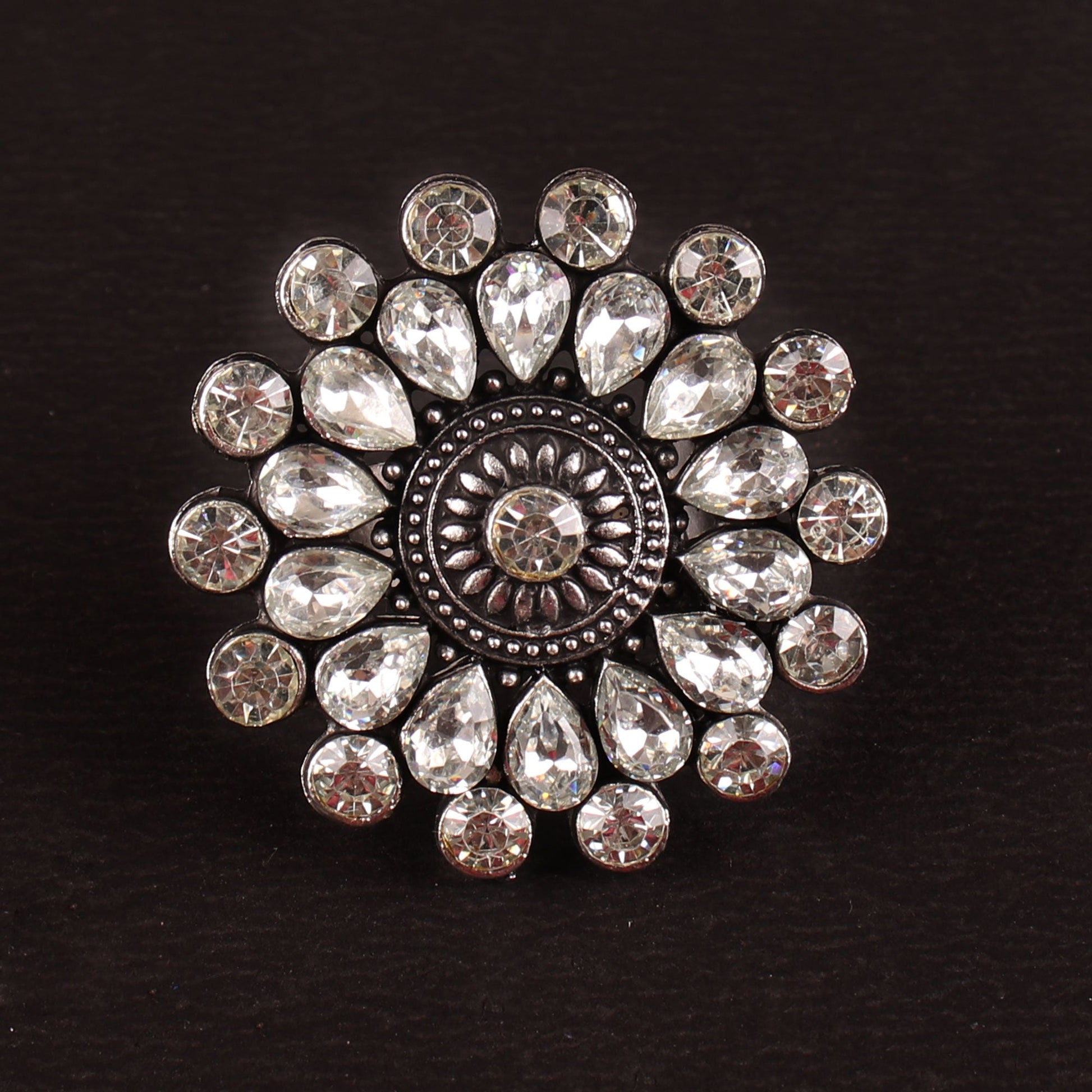 Ring & Earring Set,The Caledonia Crystal- Rings and Earring Set - Cippele Multi Store