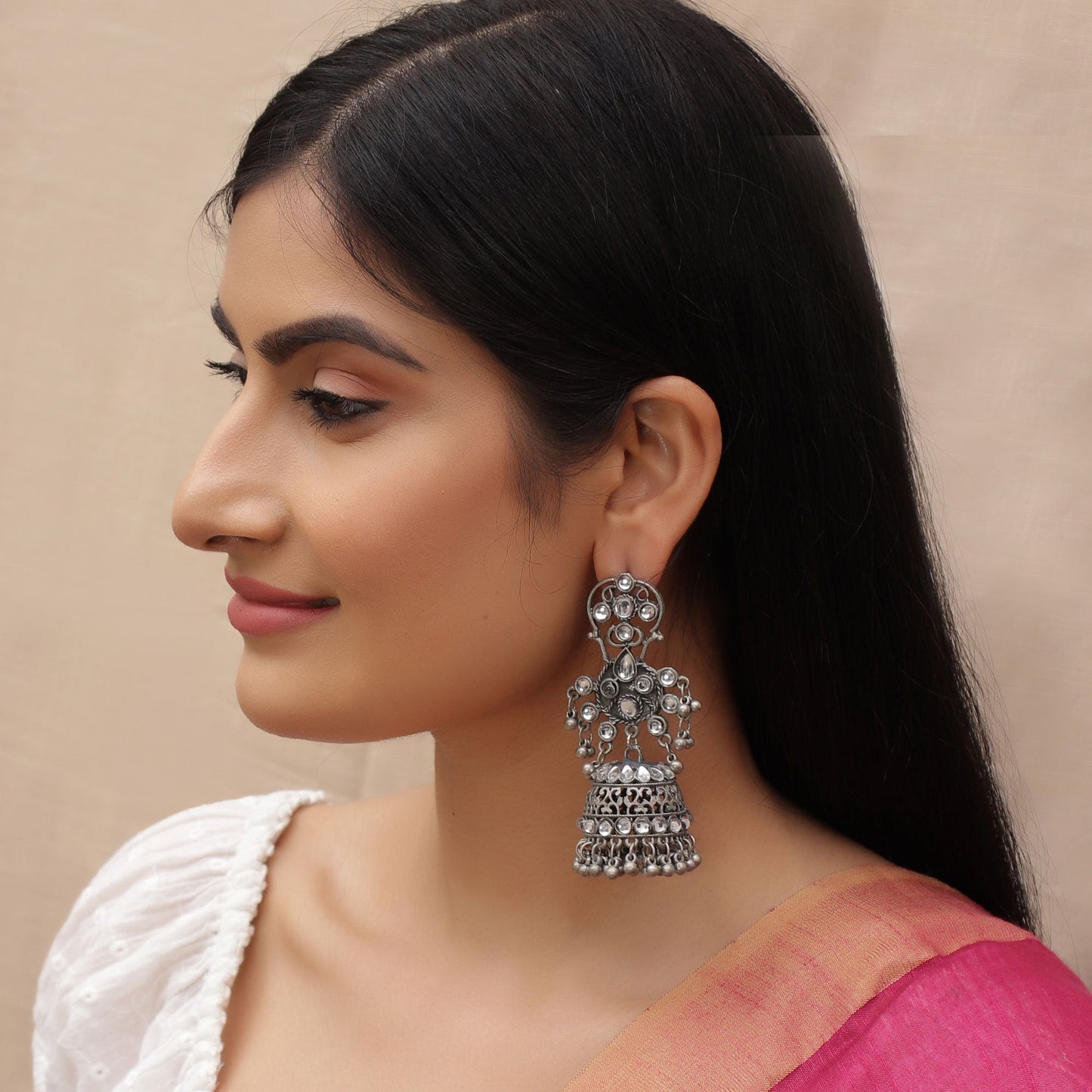 The Earthy Lantern Jhoomar Earring