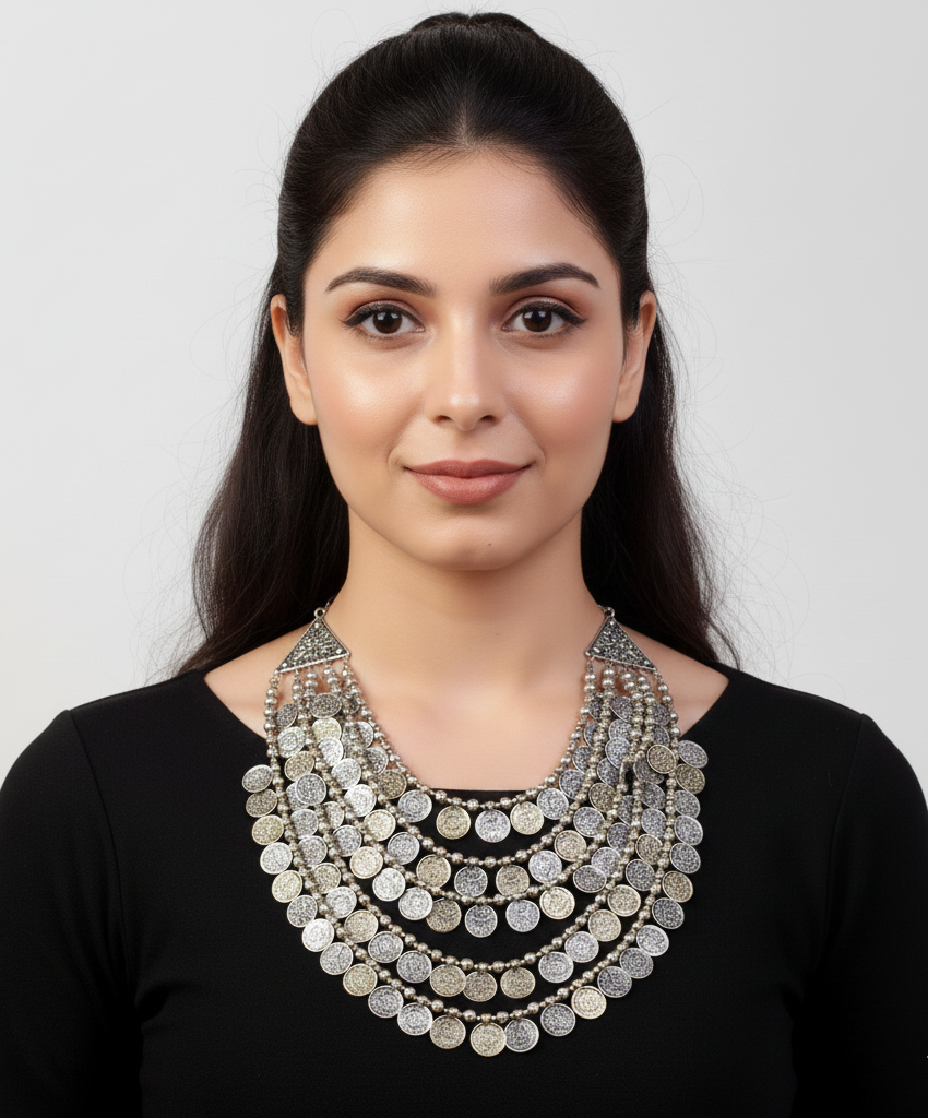 Layered Coin Necklace - Cippele