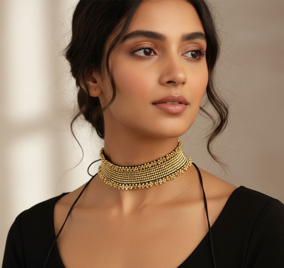 Bold in Gold Choker - Cippele
